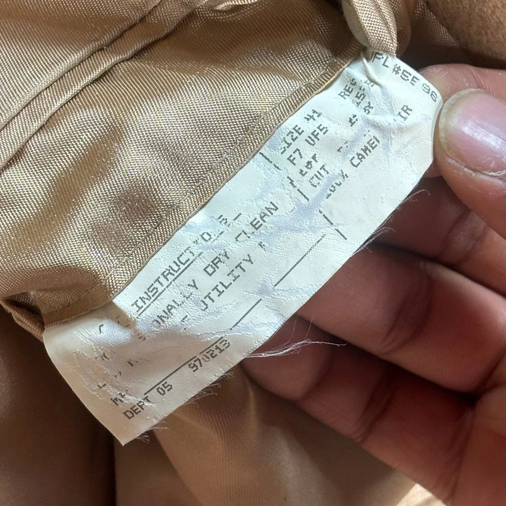 Polo Ralph Lauren Camel Hair Men's 41 Blazer Tan Vintage Sport Coat Made in USA